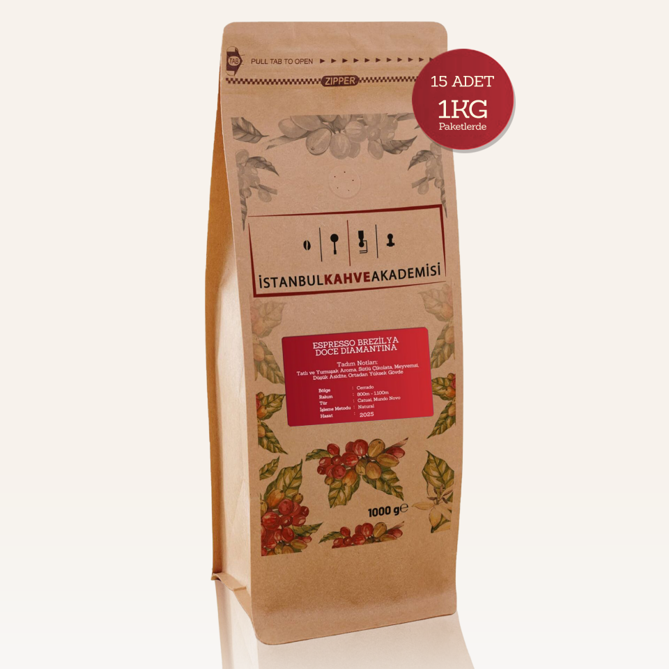 15 Kg Espresso Brezilya Doce Diamantina